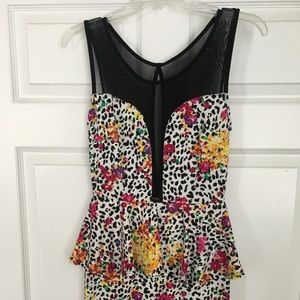 Animal/floral print dress!